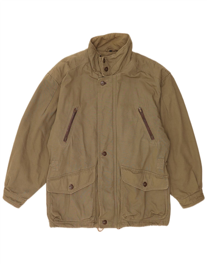 Męska kurtka użytkowa w stylu vintage, UK 42 XL, bawełna khaki