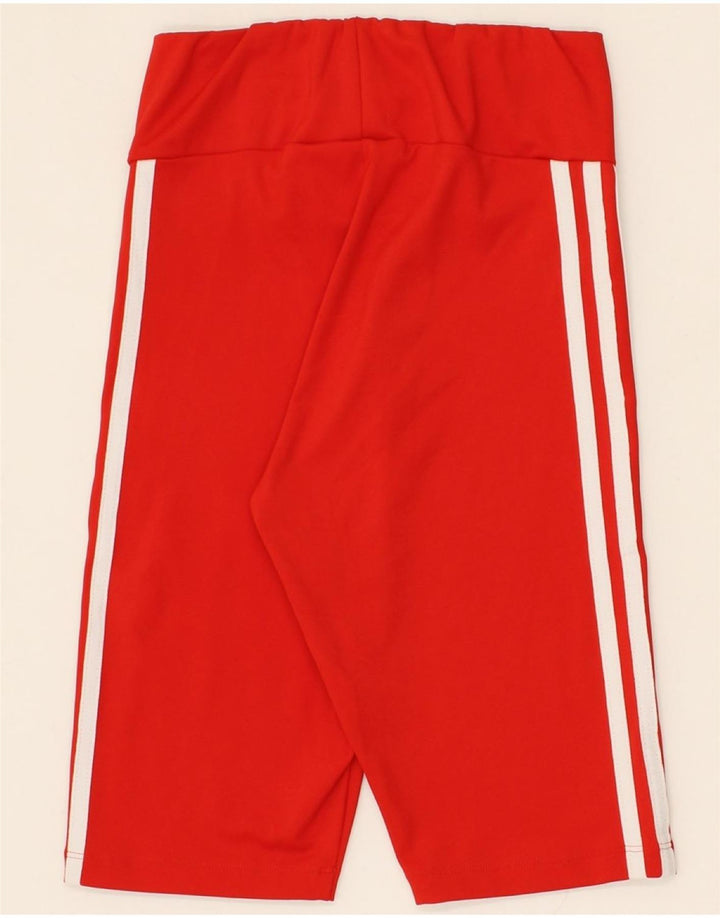 ADIDAS Womens Bermuda Sport Shorts UK 6 XS Red Polyester Vintage Adidas and Second-Hand Adidas from Messina Hembry 