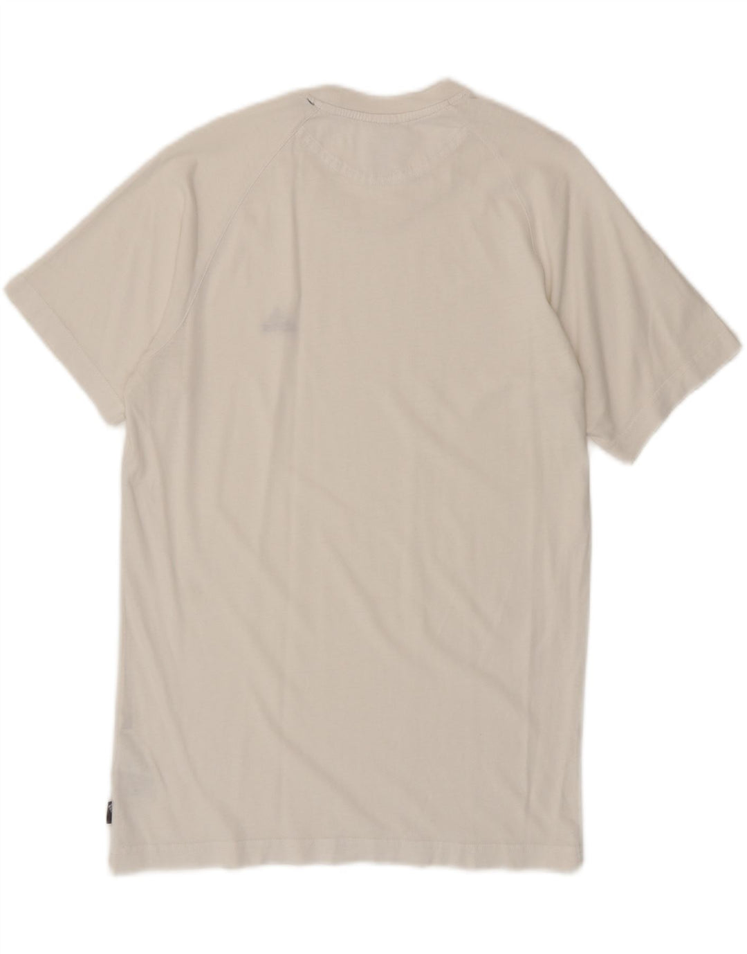 Adidas Męski T-Shirt Top Mały Off White Cotton