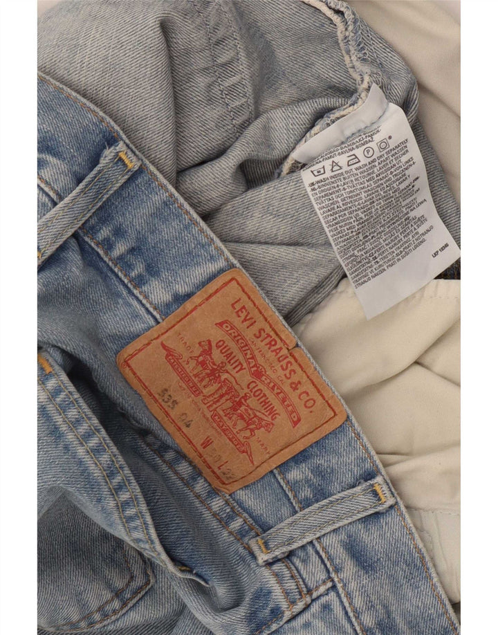 Męskie jeansy Levi's 535 Bootcut W30 L32 Niebieska bawełna