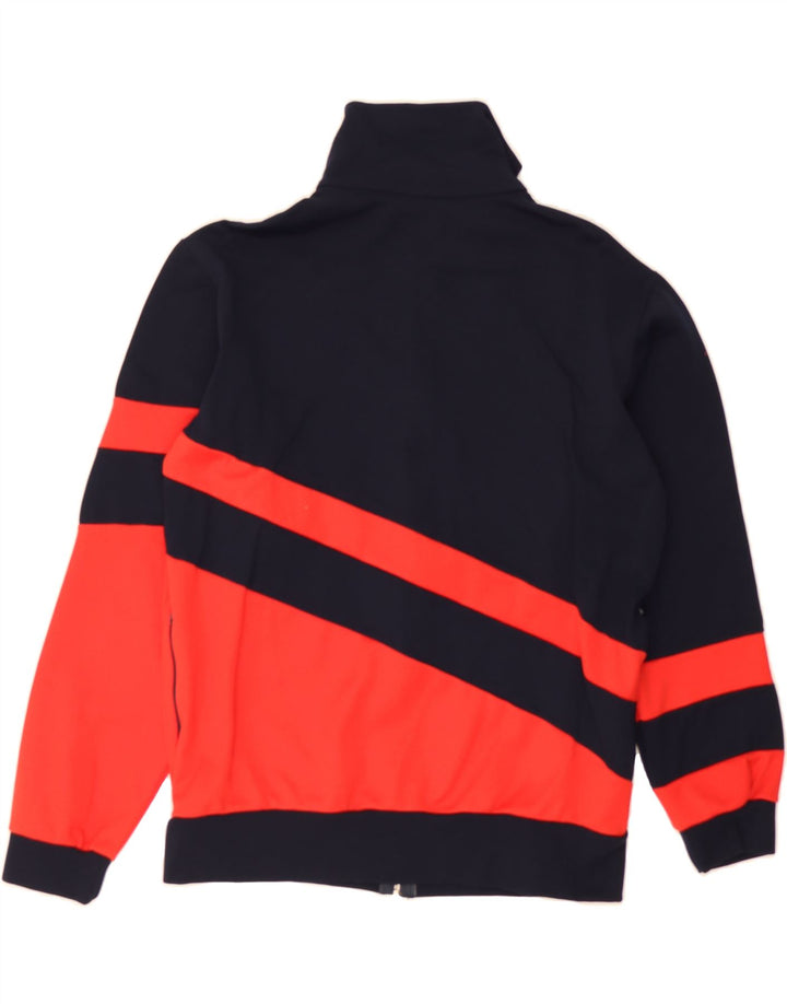 SAMAS Mens Tracksuit Top Jacket UK 40 Medium Black Colourblock Polyamide Vintage Samas and Second-Hand Samas from Messina Hembry 