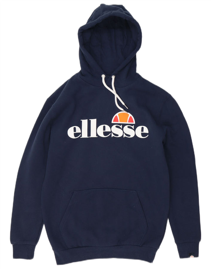 Męski sweter z kapturem i grafiką ELLESSE XS w kolorze granatowym