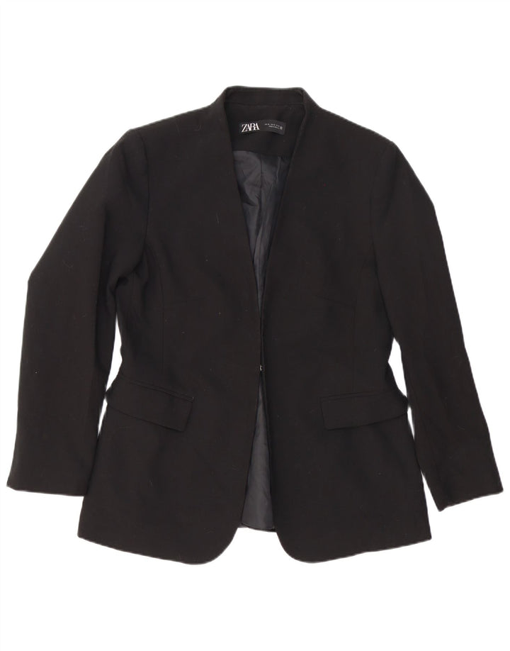 Damska marynarka Zara UK 18 XL, czarny poliester