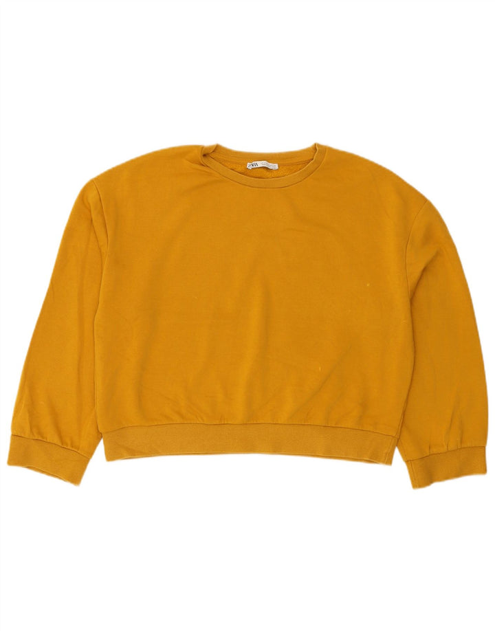 Damska bluza oversize Zara UK 10, mała, żółta