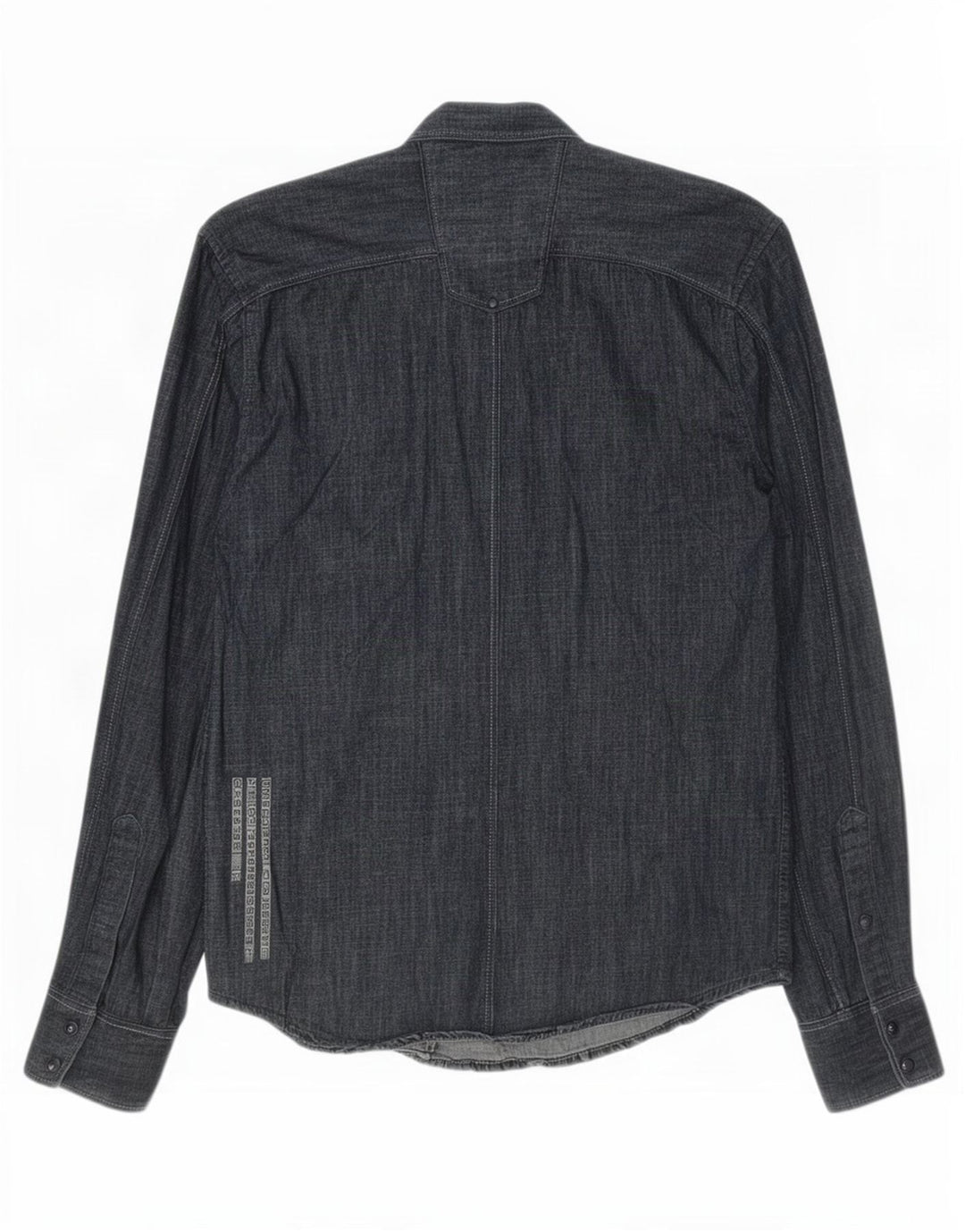 Męska koszula dżinsowa Jack & Jones, mała, granatowa, bawełniana