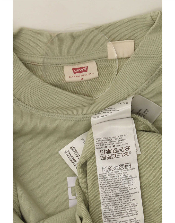 Męski sweter Levi's, średniej wielkości, zielony, bawełniany
