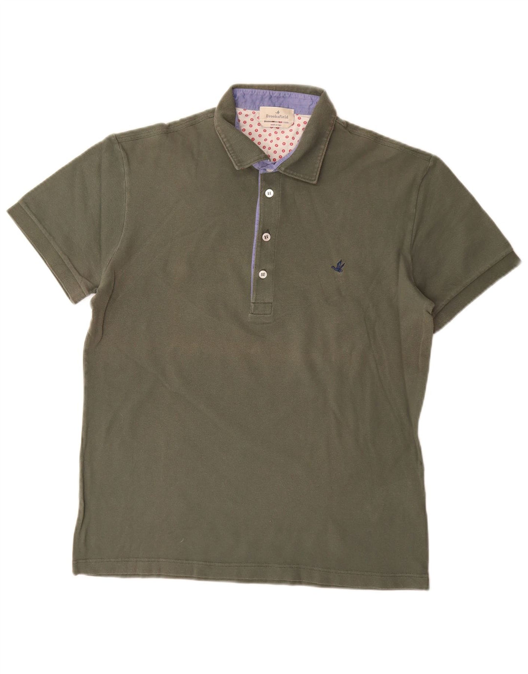 Męska koszulka polo Brooksfield IT 52, duża, bawełniana khaki