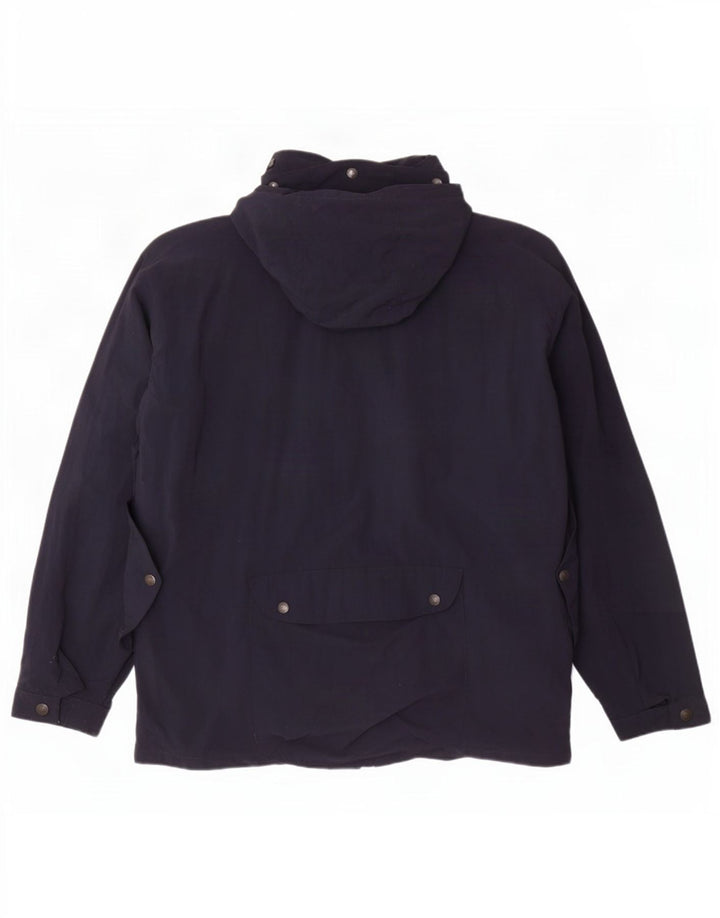 Męska kurtka z kapturem Trussardi UK 42 XL granatowa