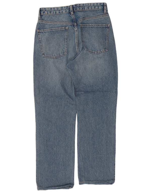 Dżinsy damskie Zara Crop Straight EU 38 Small W28 L25 Niebieskie