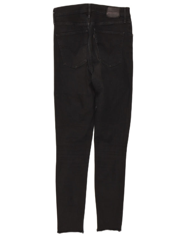 Damskie jeansy LEVI'S Mile High Super Skinny W28 L29 Czarne bawełniane