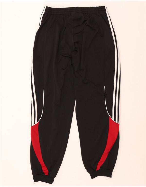 Męskie spodnie dresowe ADIDAS Joggers UK 42/44, duże czarne bloki kolorów