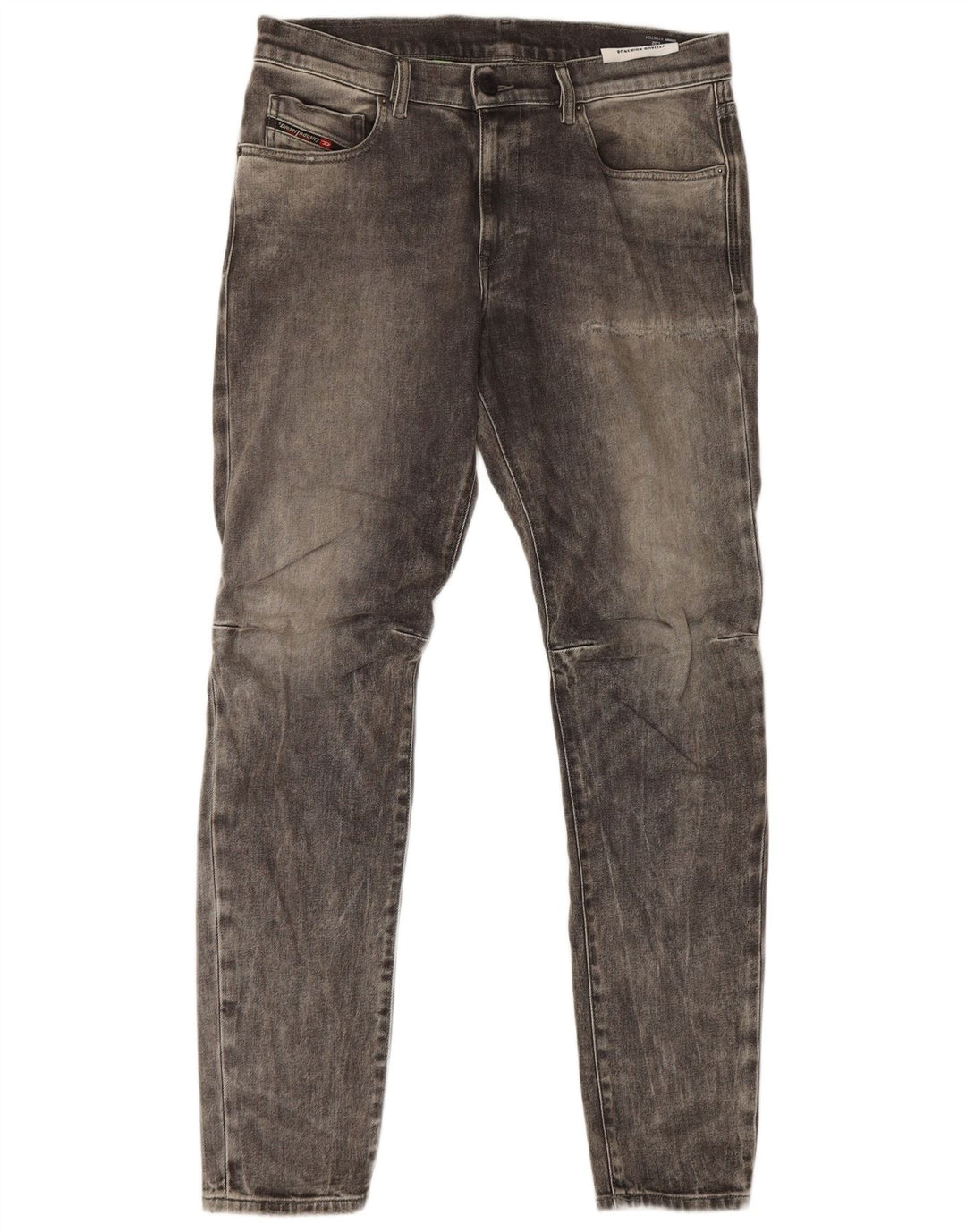 Diesel Męskie D-Strukt Slim Jeans W32 L32 Szara bawełna