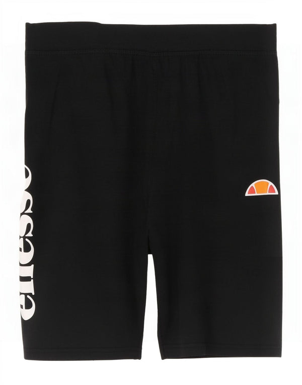 Damskie spodenki sportowe Ellesse Graphic UK 12, średnia czarna bawełna