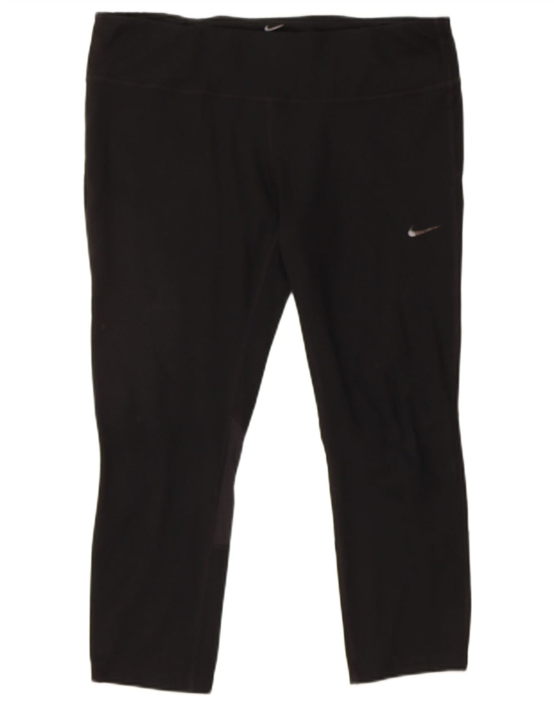 NIKE Womens Dri Fit Capri Leggings UK 18 XL  Black Polyester