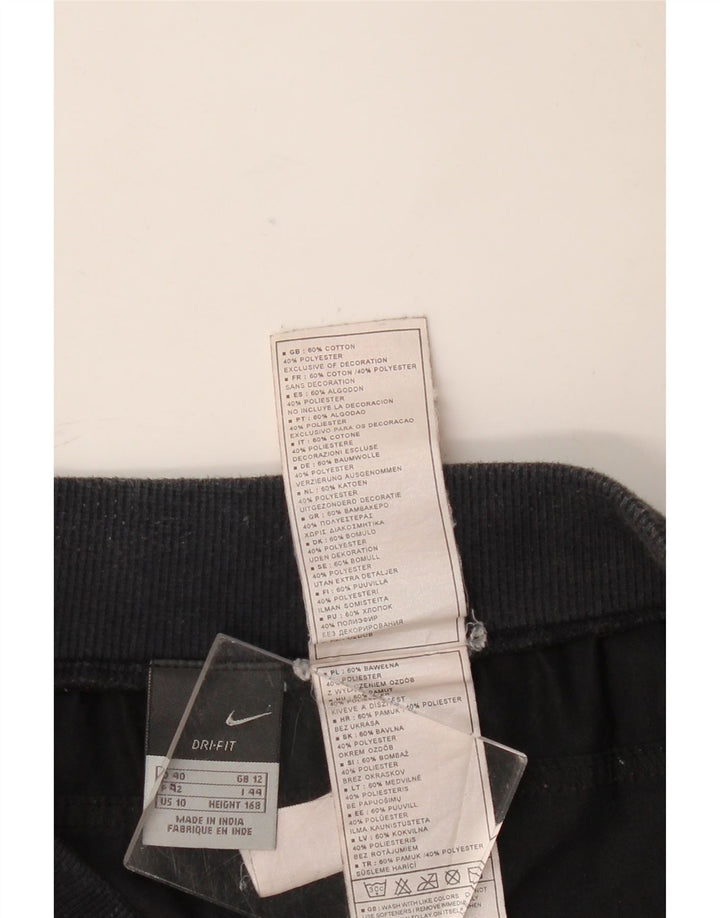 Damskie spodnie Capri NIKE UK 12 Medium W32 L20 Czarna bawełna