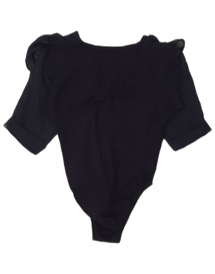 Body damskie w stylu vintage UK 8, małe, granatowe, w kwiaty