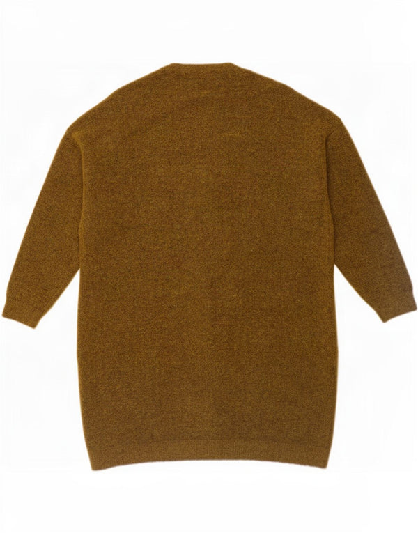 Marks & Spencer Damski sweter rozpinany o przedłużonym fasonie, UK 14, średni khaki