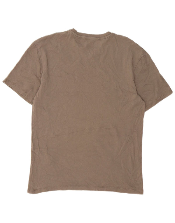 T-shirt męski Jack & Jones, bawełniany, średnio brązowy
