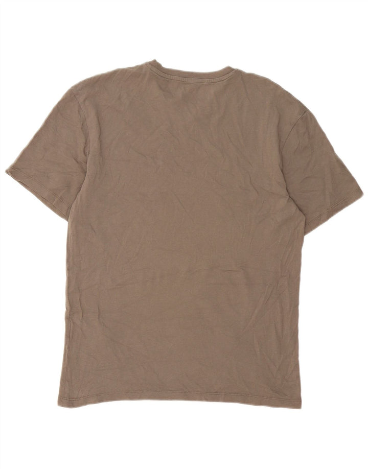 T-shirt męski Jack & Jones, bawełniany, średnio brązowy