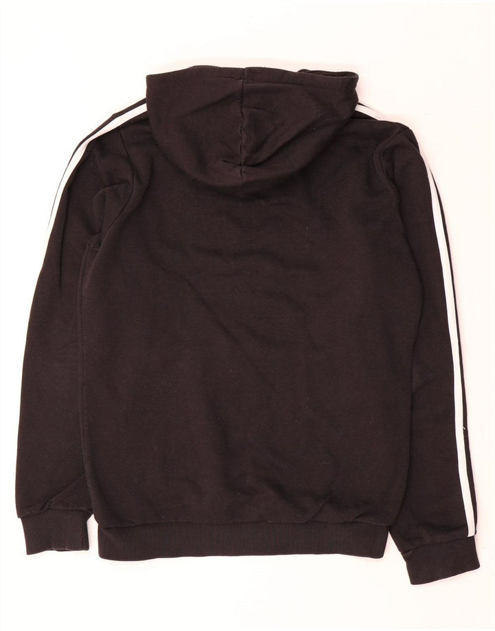 Adidas Męska bluza z kapturem, mała, czarna, poliestrowa