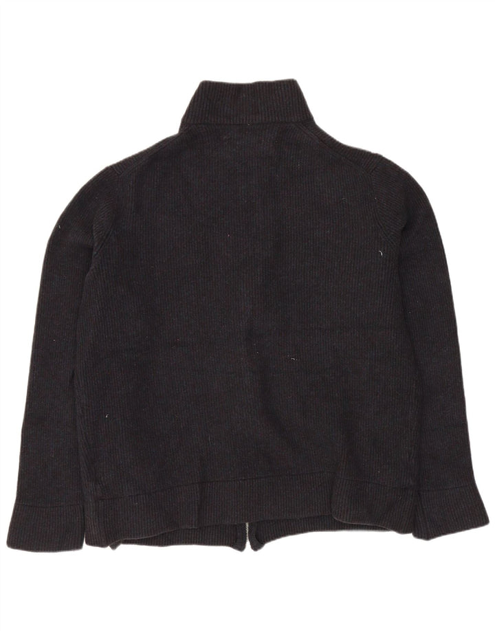 Marks & Spencer Damski sweter kardigan UK 18 XL, czarna wełna