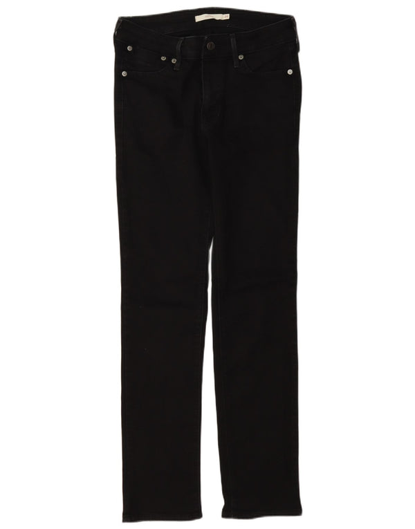 Damskie jeansy Levi's 712 Slim W26 L30 Czarna bawełna