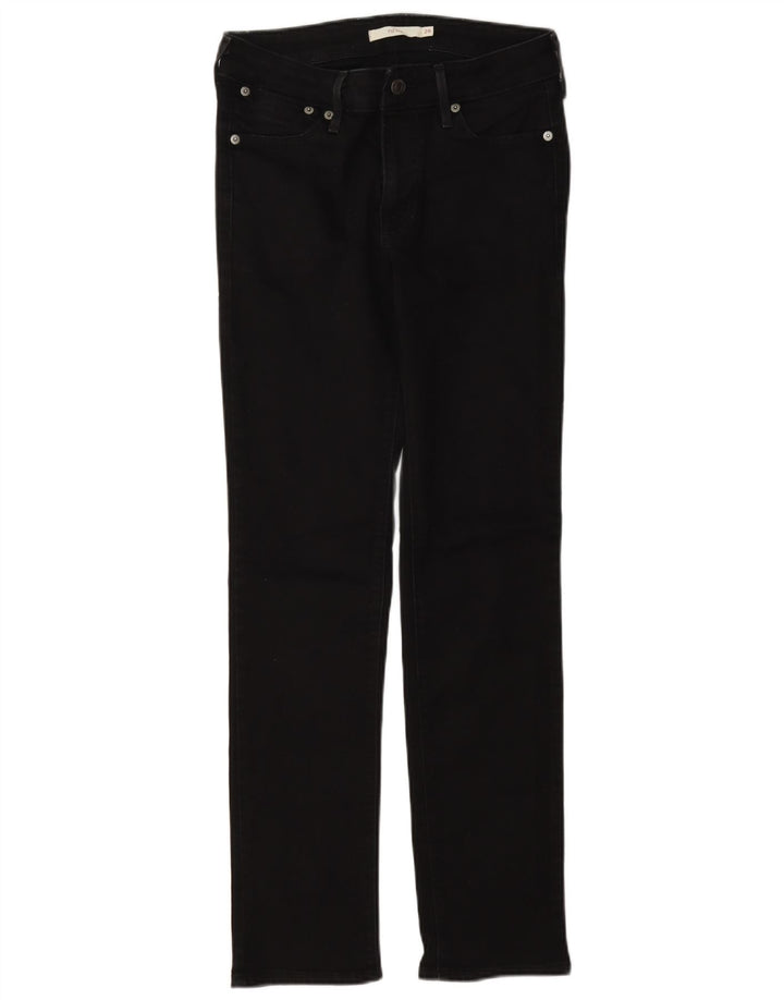 Damskie jeansy Levi's 712 Slim W26 L30 Czarna bawełna