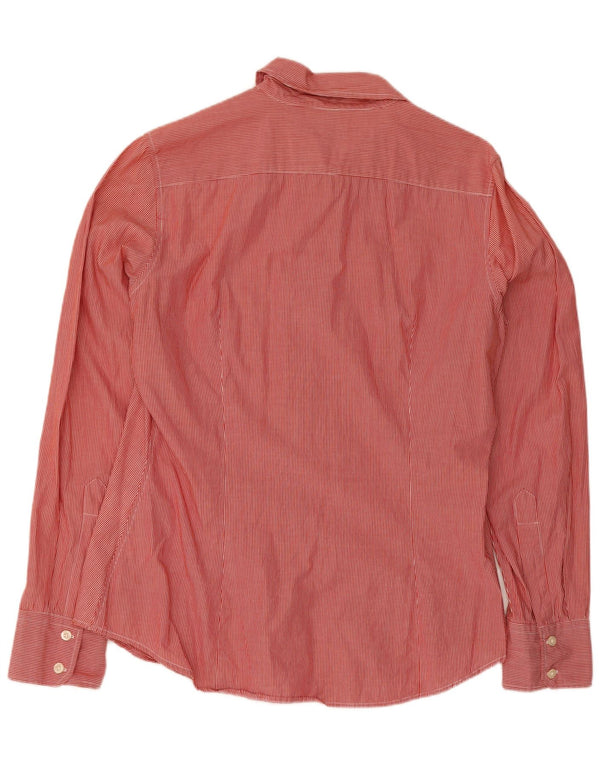 Koszula damska Benetton UK 18 XL, bawełniana w czerwone prążki