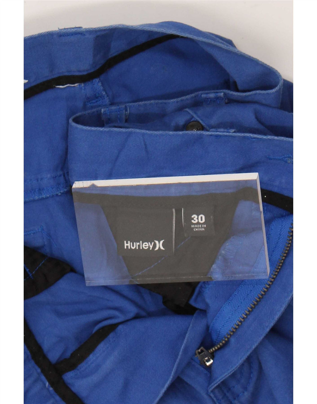 Męskie spodenki codzienne Hurley Medium W30, niebieskie, bawełniane