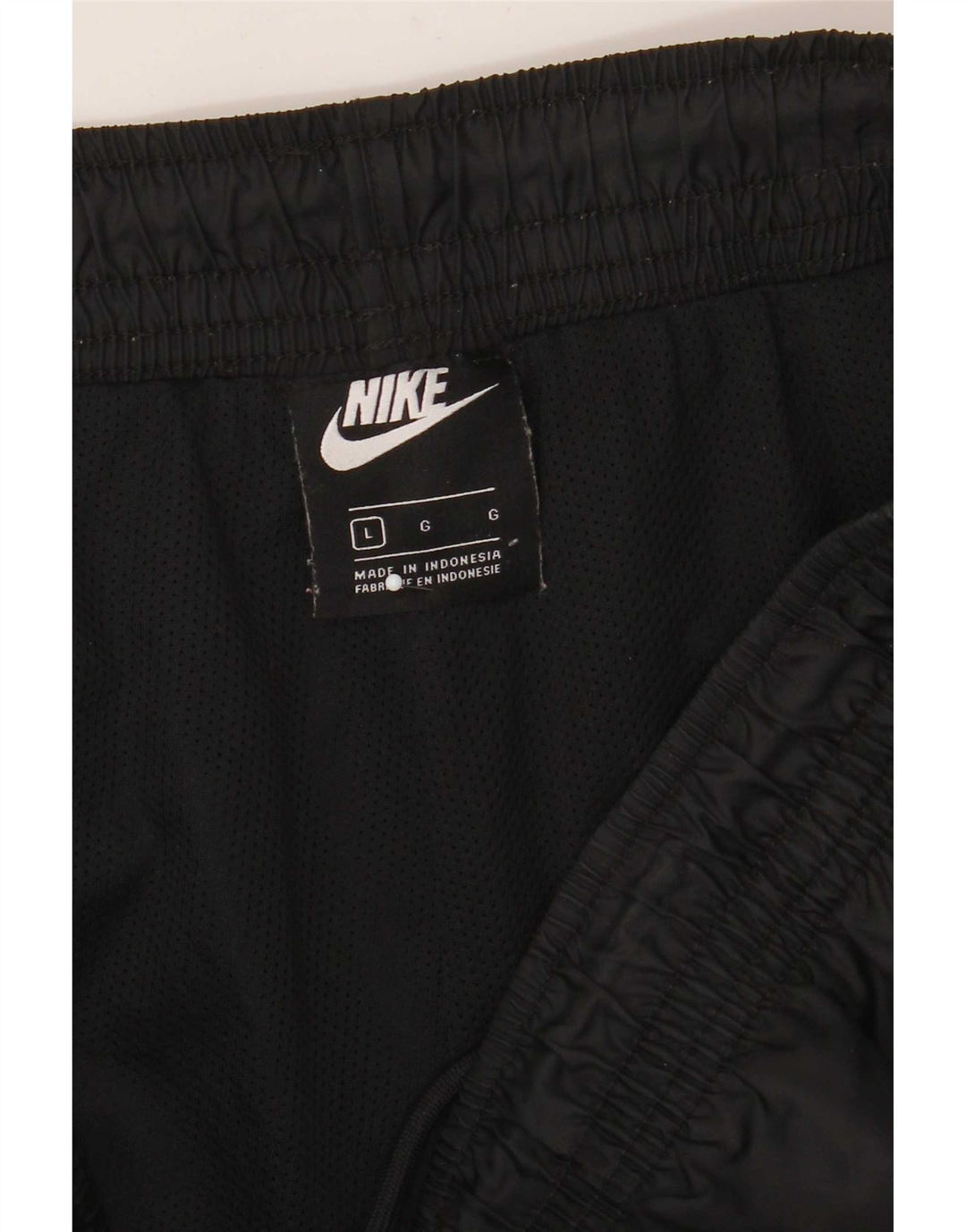 Męskie spodnie dresowe Nike, duże, czarne, poliestrowe