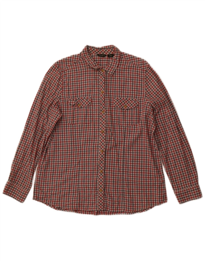 Koszula damska Eddie Bauer UK 18 XL, wielokolorowa bawełniana krata
