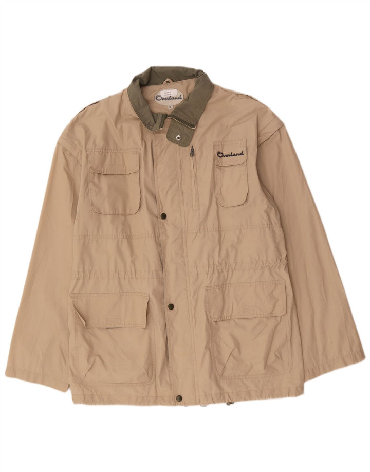Kurtka męska Overland Utility UK 42 XL, beżowa, bawełniana