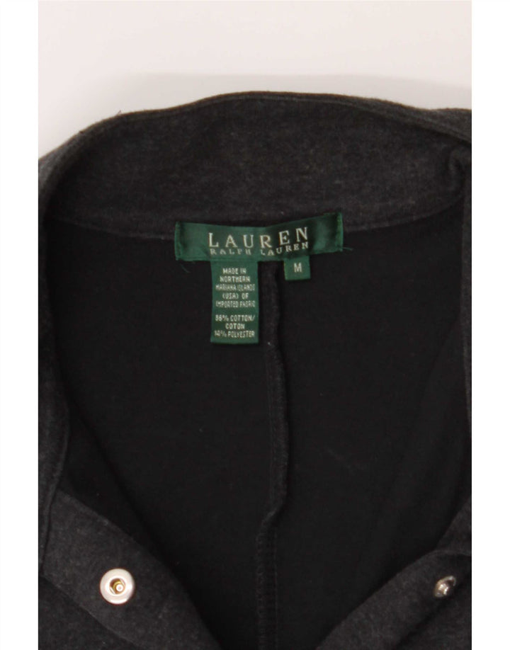 Damska kurtka bomberka Ralph Lauren UK 14, średnia szara bawełna