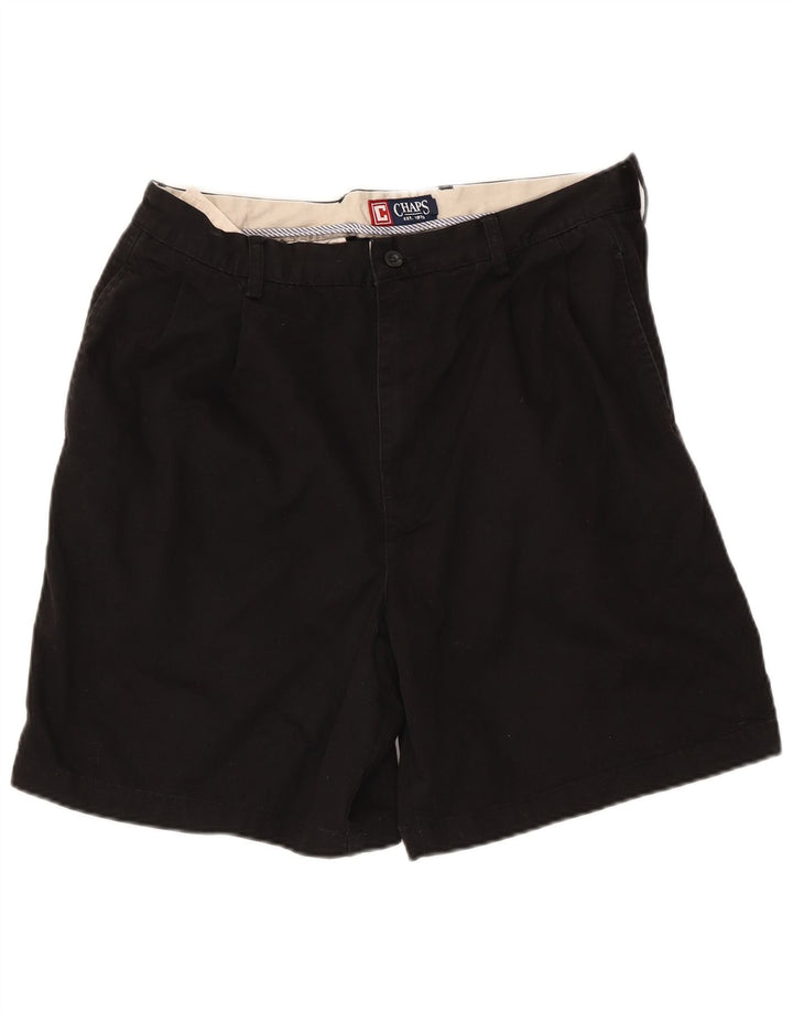 Męskie spodenki Chino Chaps W34, duże, czarne, bawełniane