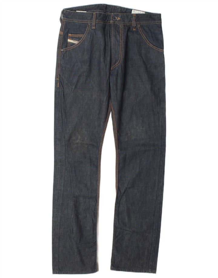 Diesel Męskie Krooley Slim Jeans W30 L32 Granatowa bawełna