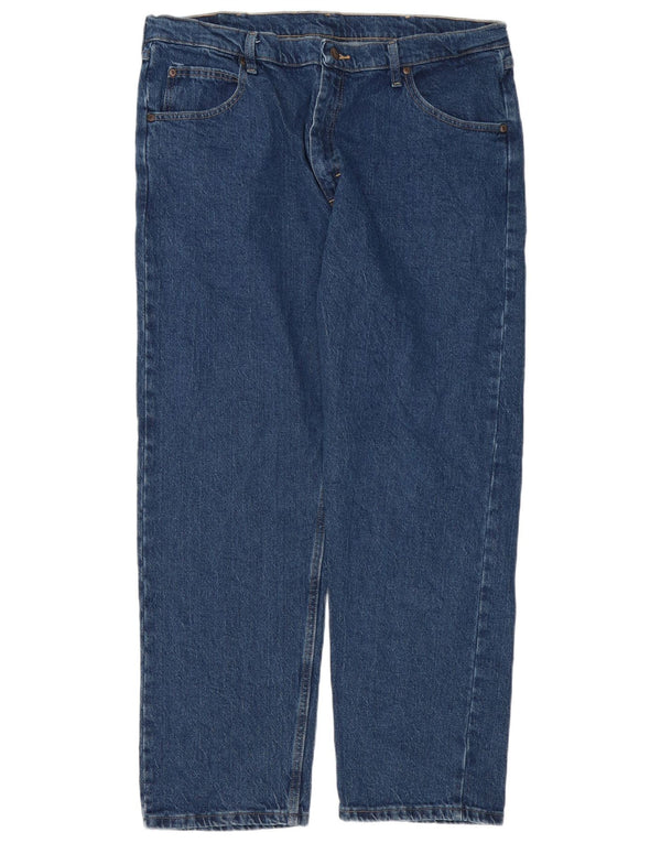 Męskie jeansy Wrangler Regular Straight W38 L30 Niebieskie bawełniane