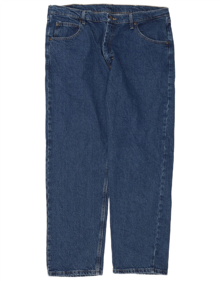 Męskie jeansy Wrangler Regular Straight W38 L30 Niebieskie bawełniane