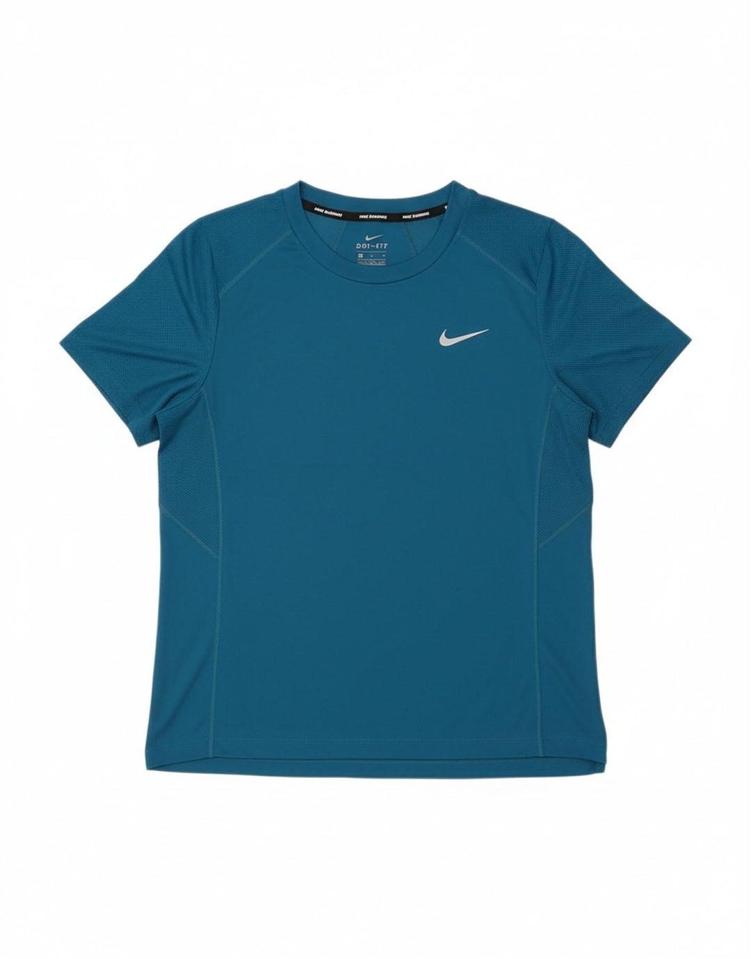 NIKE Mens Running T-Shirt Top Medium Blue Polyester Sports