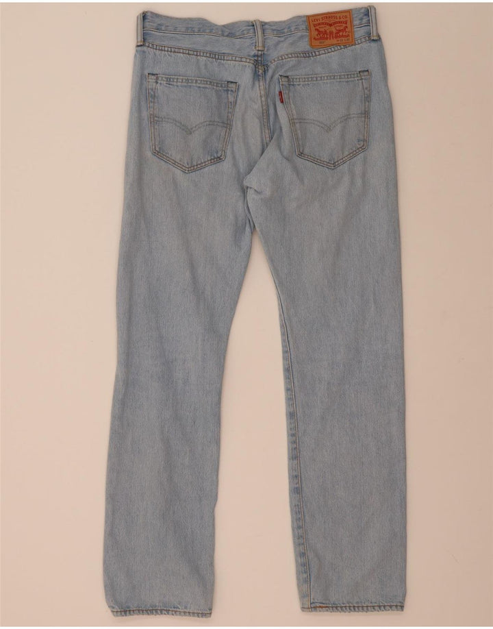 Męskie jeansy Levi's 501 Straight W33 L32 Niebieskie bawełniane