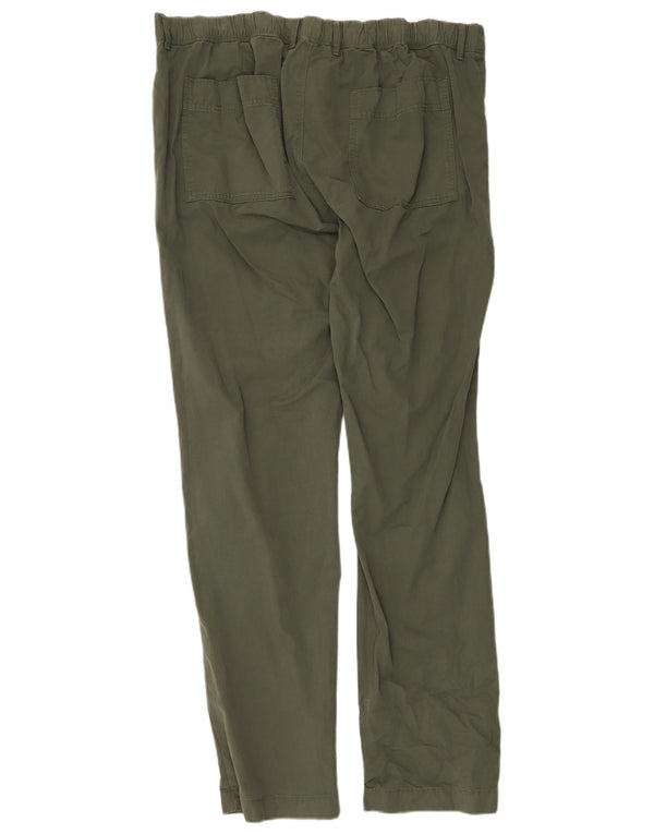 Marks & Spencer Męskie spodnie Chino Slim Fit W40 L33 Zielone bawełniane