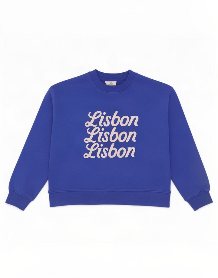 Damski sweter Marks & Spencer Lisbon Graphic, UK 14, średni niebieski