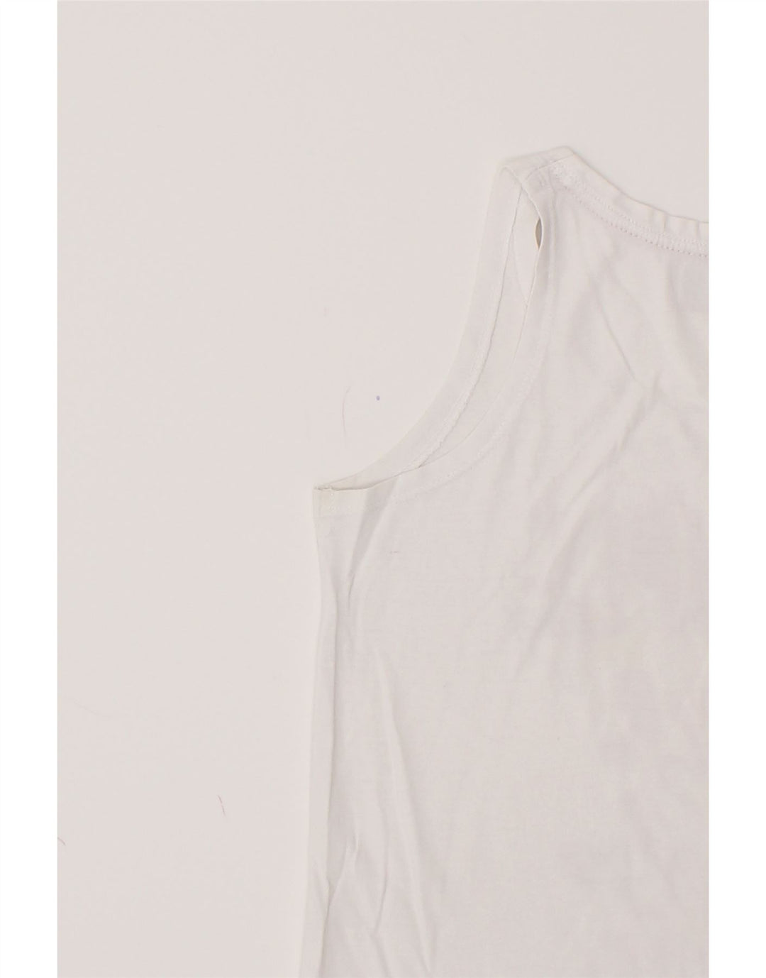 KAPPA Girls Graphic Vest Top 11-12 Years White Vintage Kappa and Second-Hand Kappa from Messina Hembry 