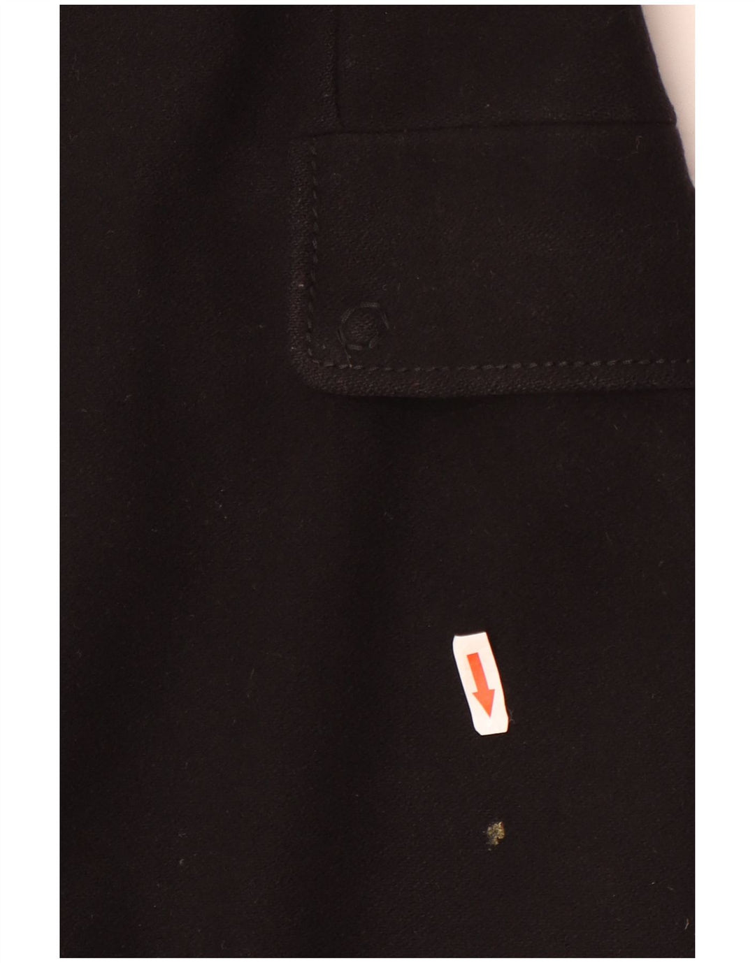 Płaszcz damski Benetton IT 46, duży, czarny, wełniany