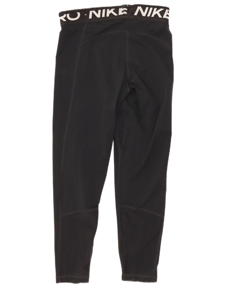 Damskie legginsy Nike Capri Graphic UK 8, małe czarne