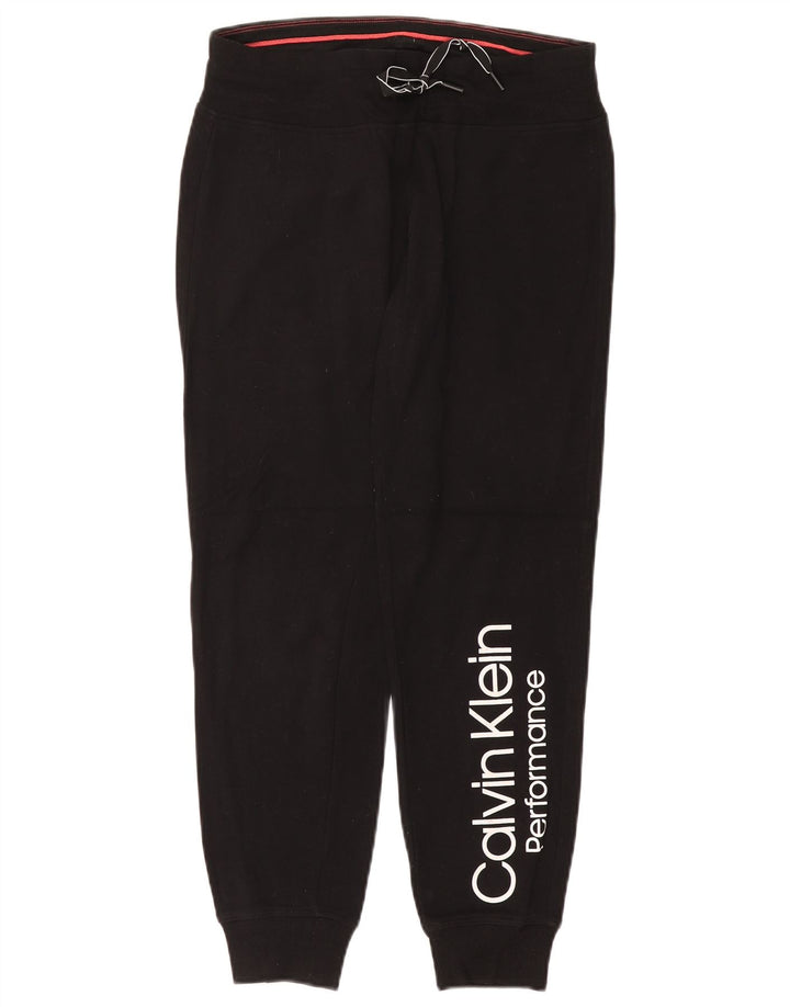 Damskie spodnie dresowe CALVIN KLEIN Graphic Joggers UK 10 Small Black