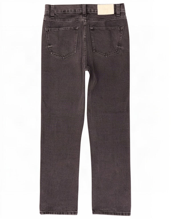 Męskie jeansy slim fit Zara z wysokim stanem EU 38 Small W30 L30 czarne