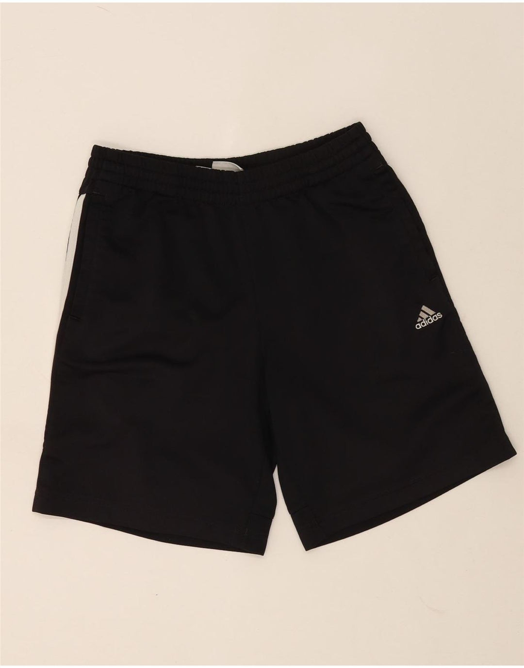 Męskie spodenki sportowe Adidas, średni czarny poliester