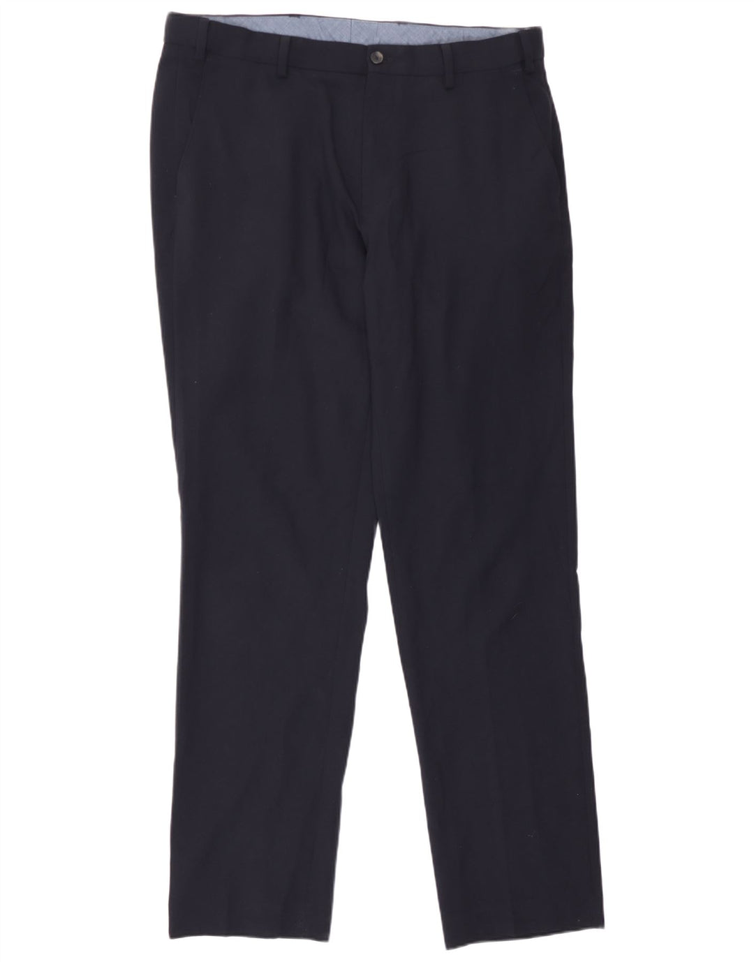 Męskie spodnie typu chino Regular Marks & Spencer W36 L33 Granatowy poliester