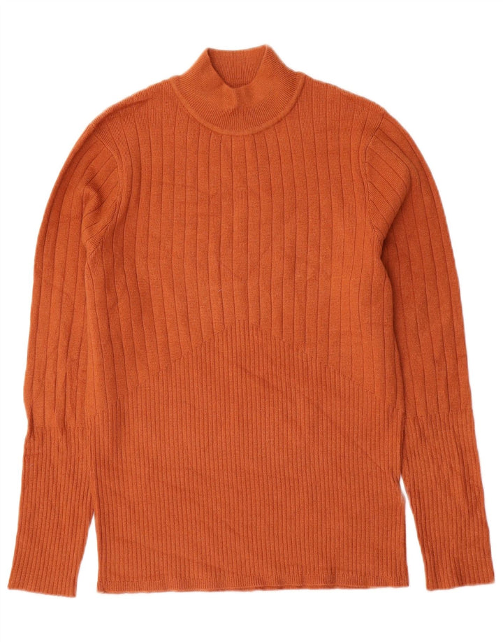Marks & Spencer Damski sweter z golfem UK 12 Średni brąz