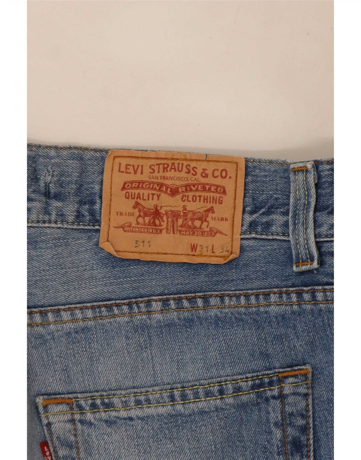Damskie jeansy Levi's 511 Slim W31 L32 Niebieskie